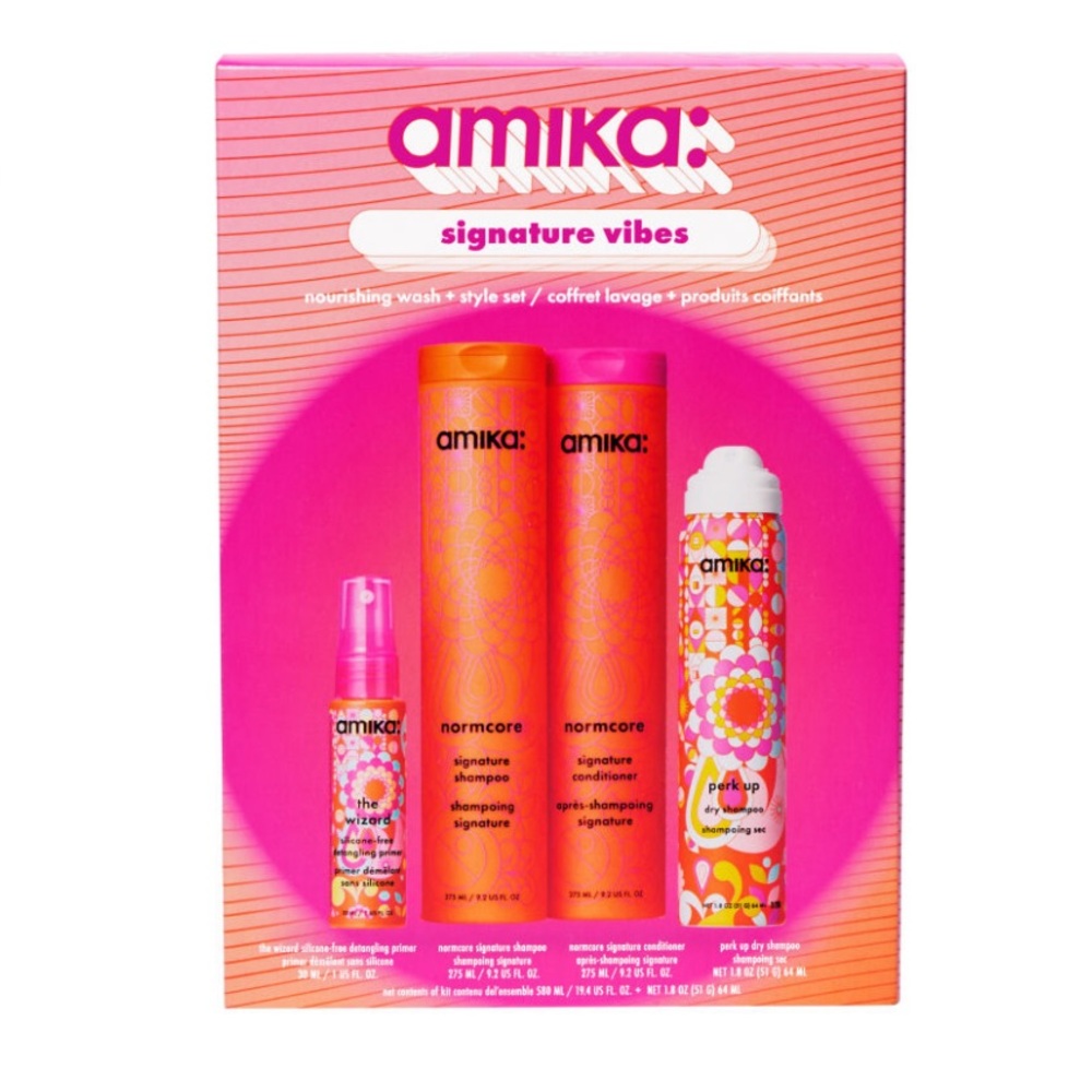 ❌❌SOLD❌❌ Amika - Signature vibes Nourishing Wash + Style Set